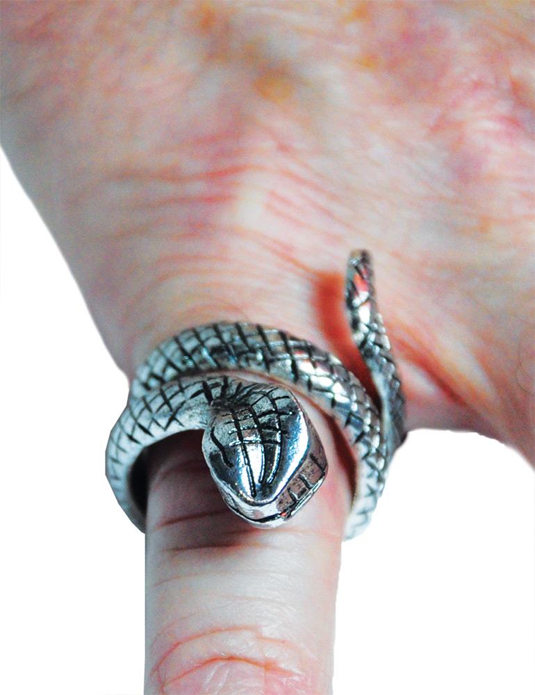 Metal Snake Ring Adult Costume Accessory