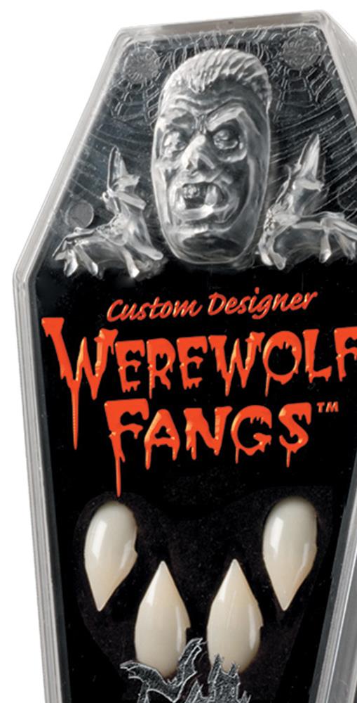 Werewolf Fangs Adult Costume Accessory Medium