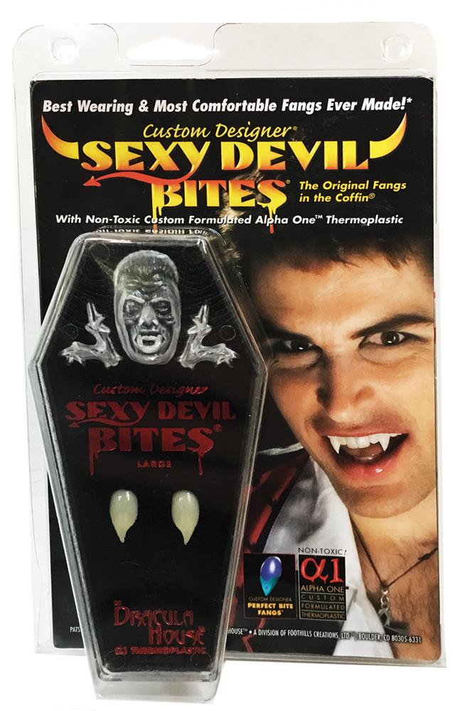 Sexy Devil Bites Fangs Adult Costume Accessory