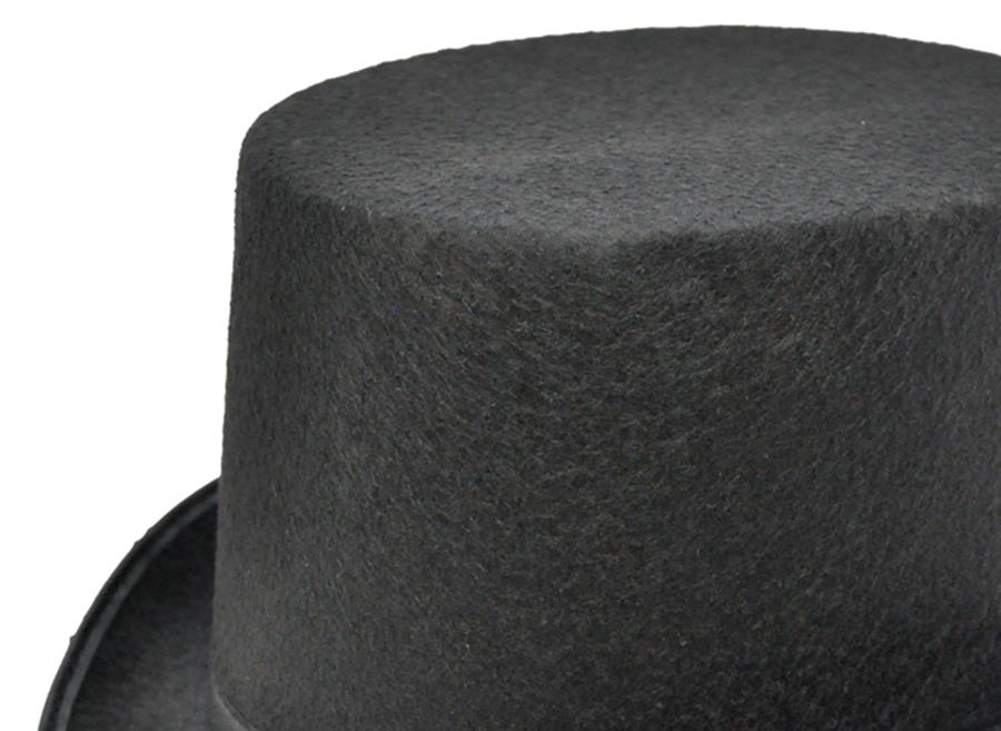 Magician Black Felt Adult Top Hat Medium