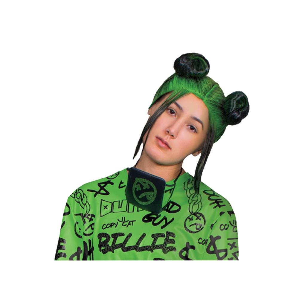 Billie Eilish Double Bun Adult Wig