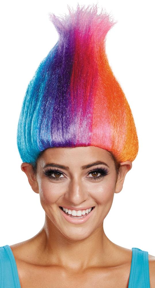 Trolls Rainbow Adult Wig