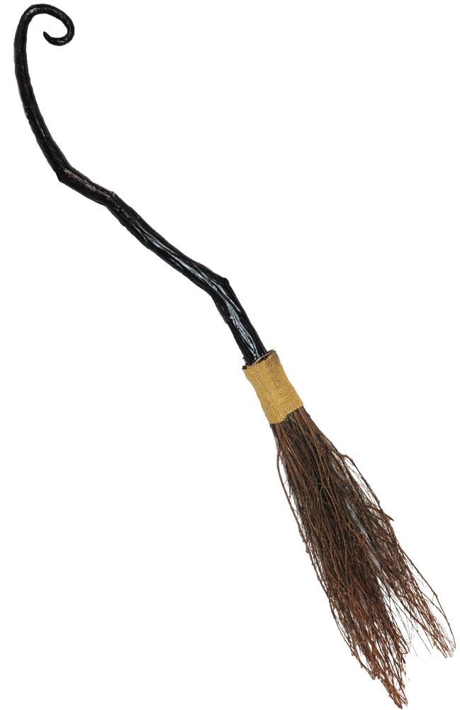 Crooked Witch Broom Halloween Costume Accessory