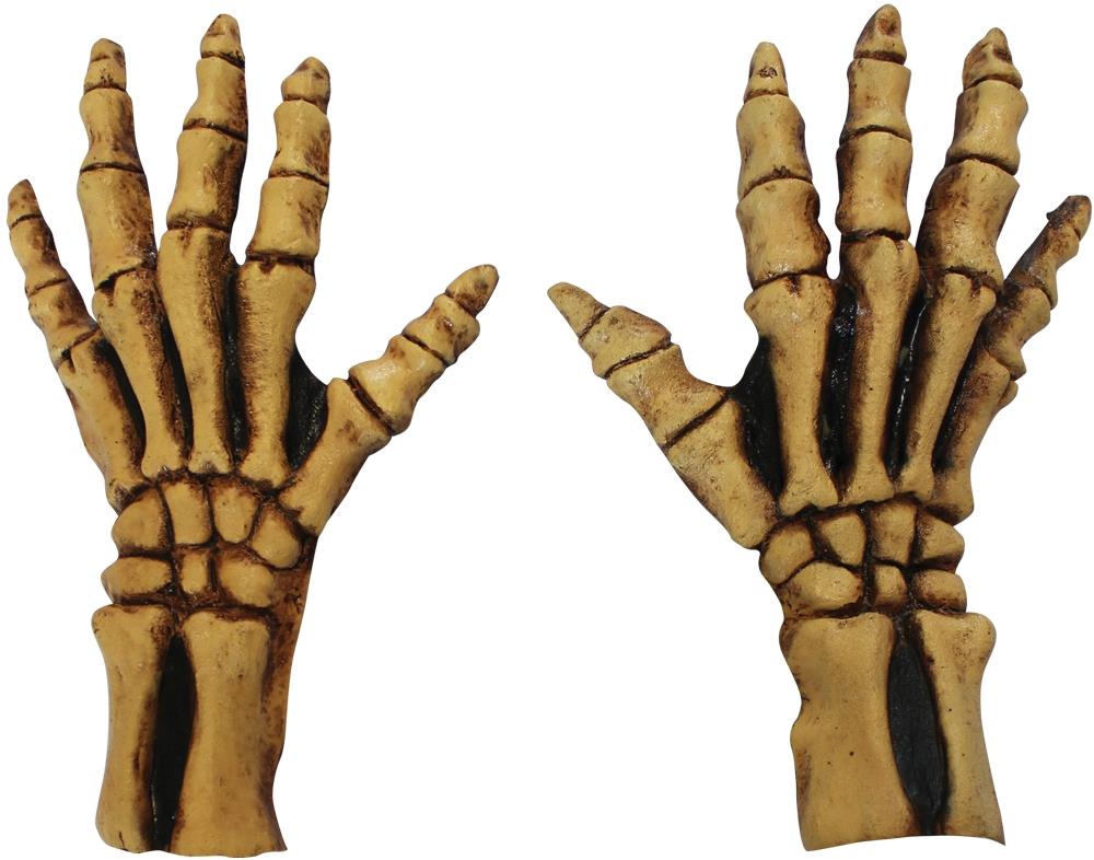 Skeleton Bone Colour Hands Adult Gloves