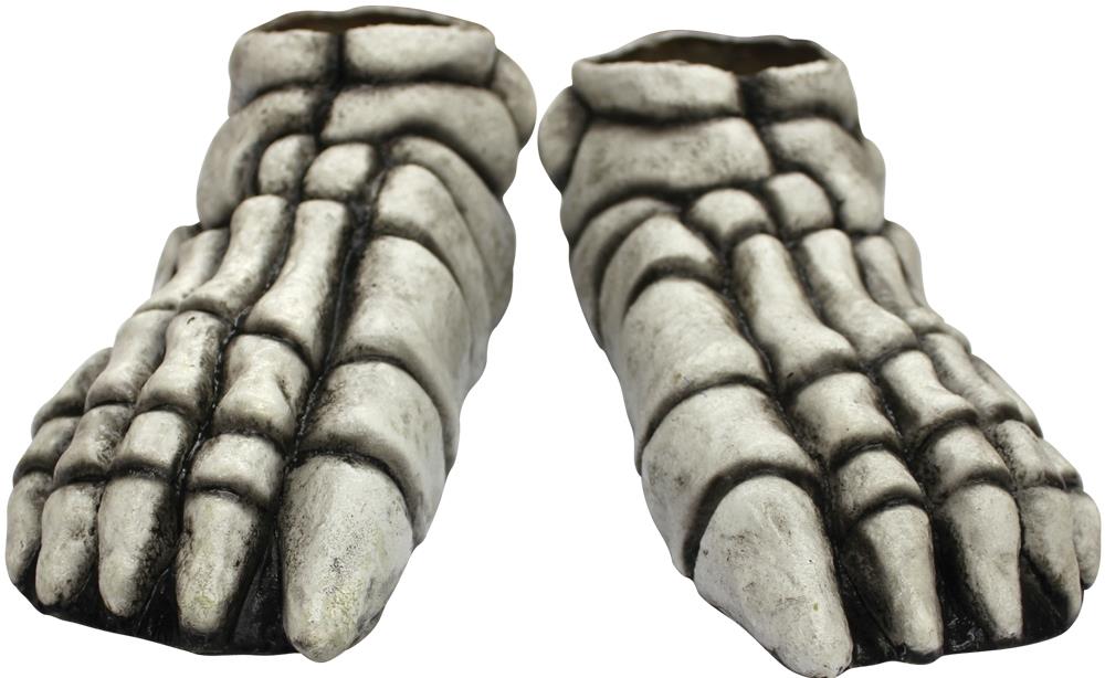 Skeleton White Feet Adult Shoe Covers