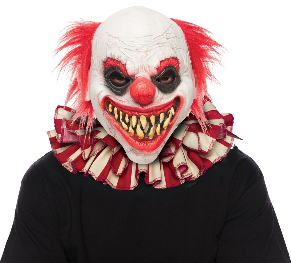 Striped Clown Collar Adult Costume Accessory