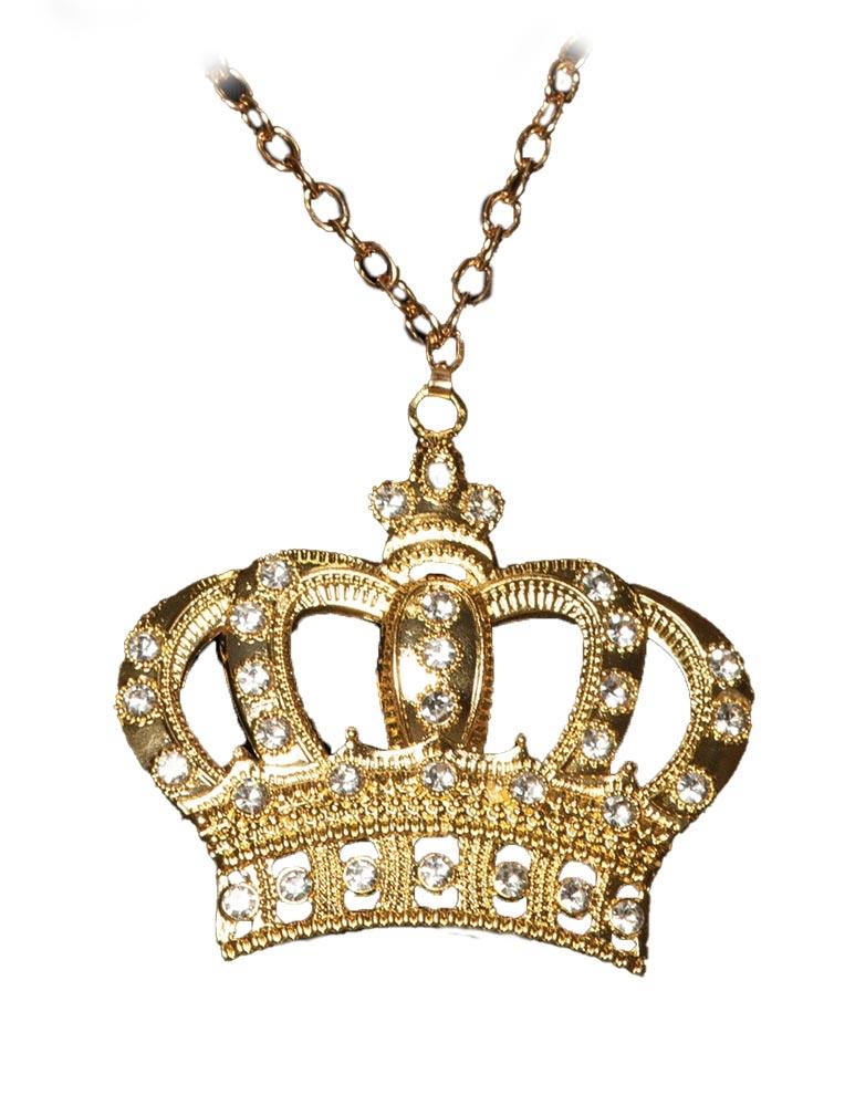 King Crown Necklace Adult Costume Accessory