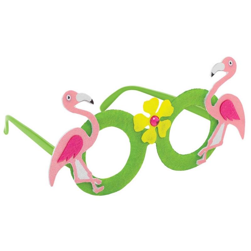 Summer Luau Flamingo Foam Glasses Child Costume Accessory