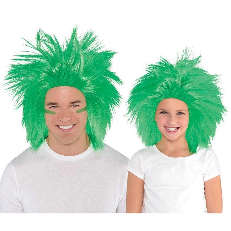 Green Crazy Adult or Child Wig