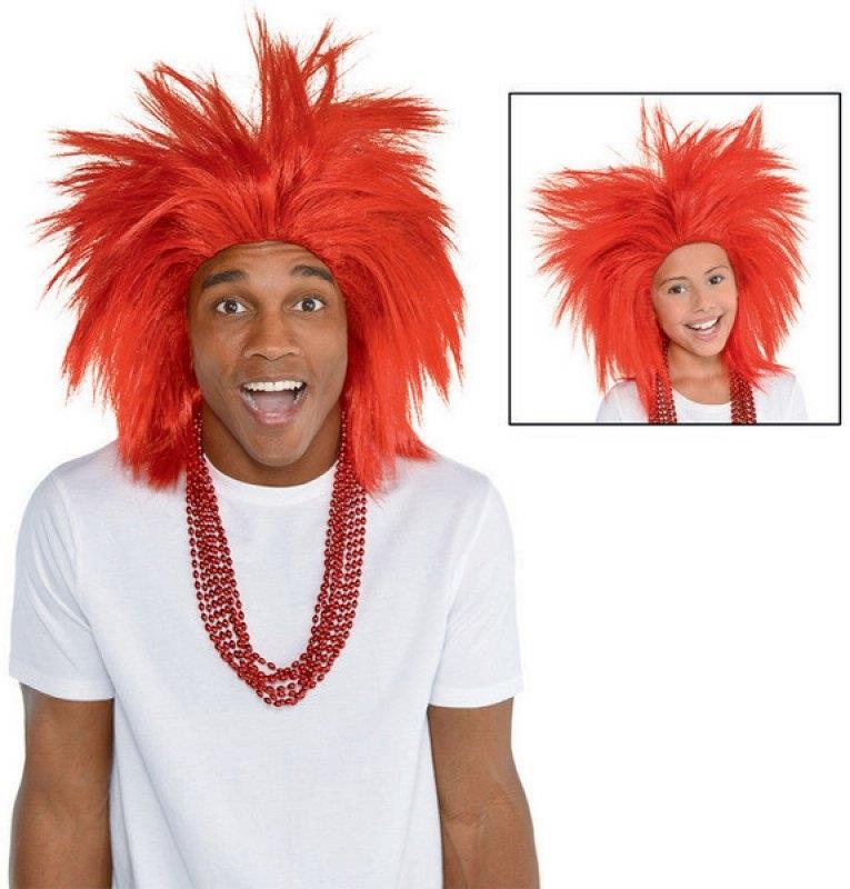 Red Crazy Adult or Child Wig