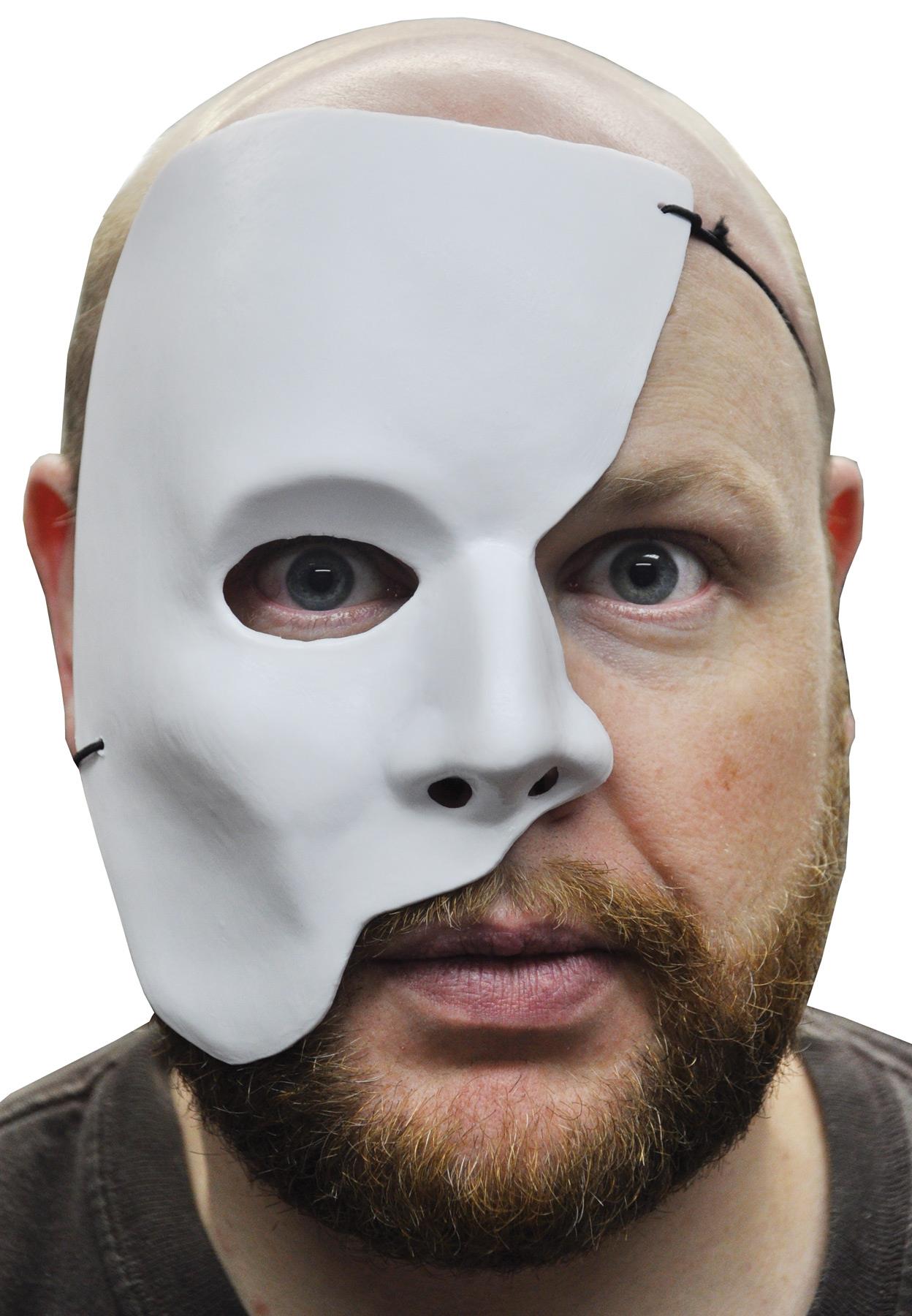 Phantom White Adult Mask
