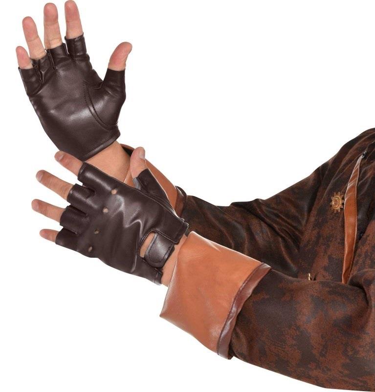 Steampunk Wrist Gloves Adult Costume Accessory