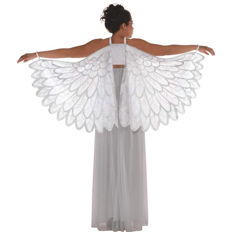 Angel Fantasy White Wings Adult Costume Accessory