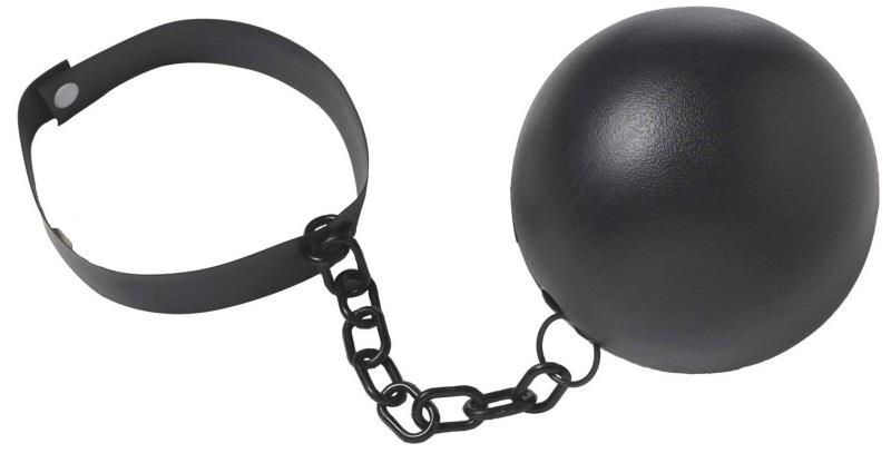 Prisoner Ball and Chain Adult Costume Accessory