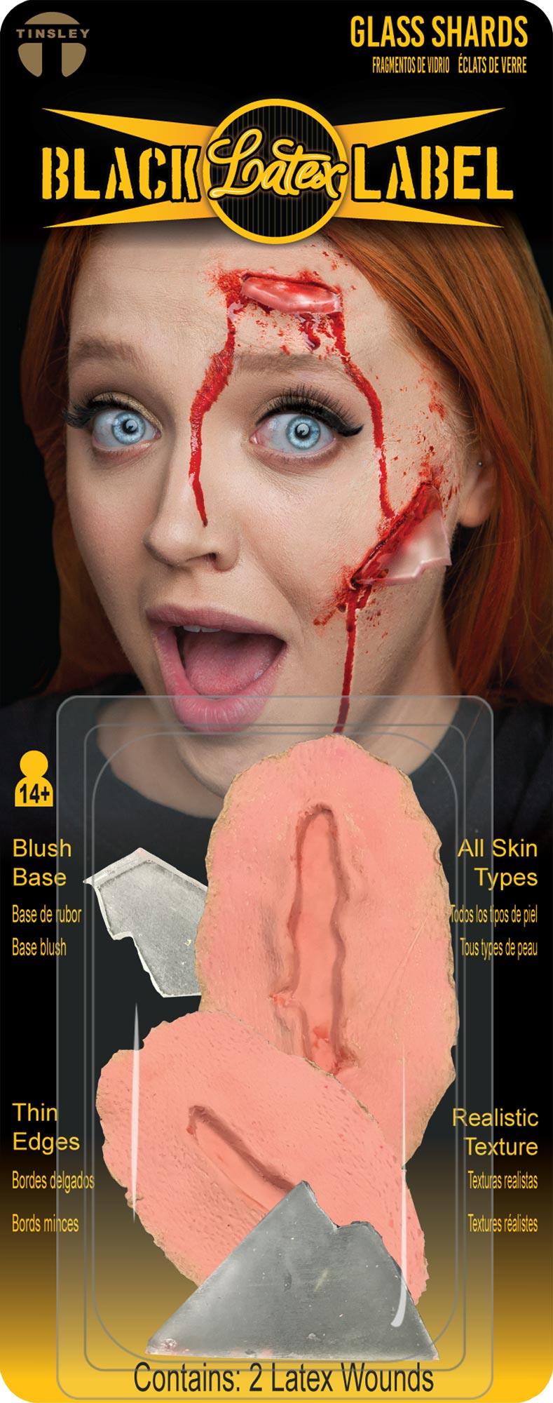 Glass Shards Latex Wound Prosthetics Makeup Accessory