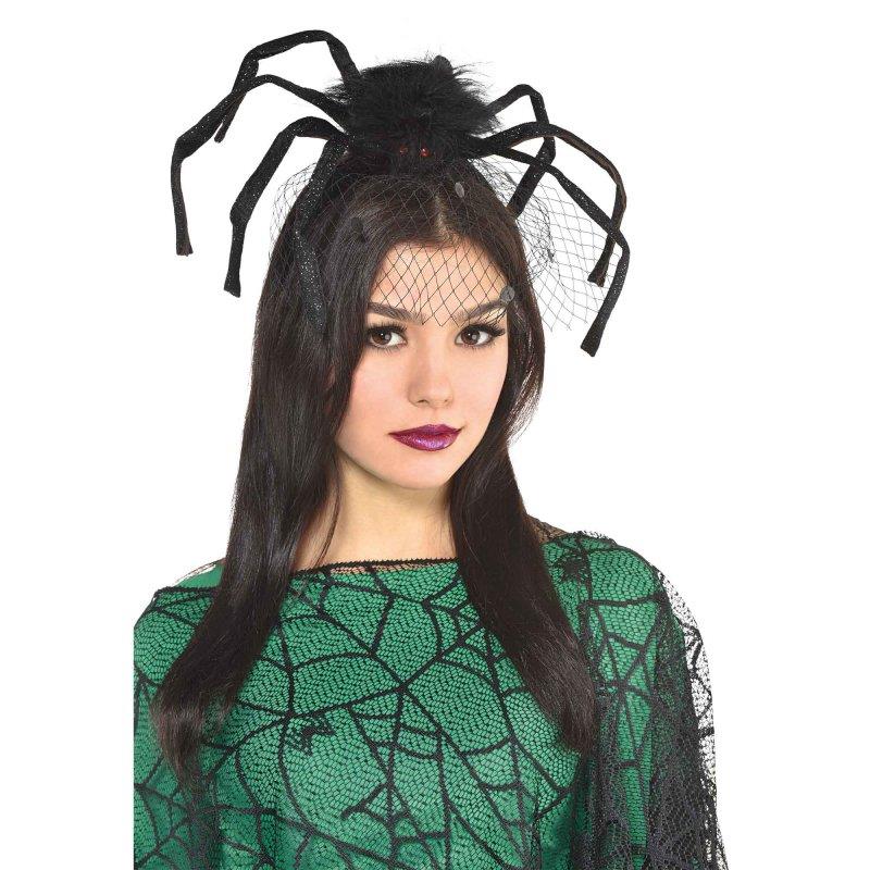Spider Deluxe Black Headband Adult Costume Accessory