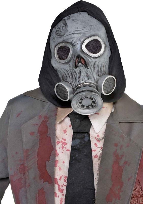 Zombie Hooded Gas Adult Mask