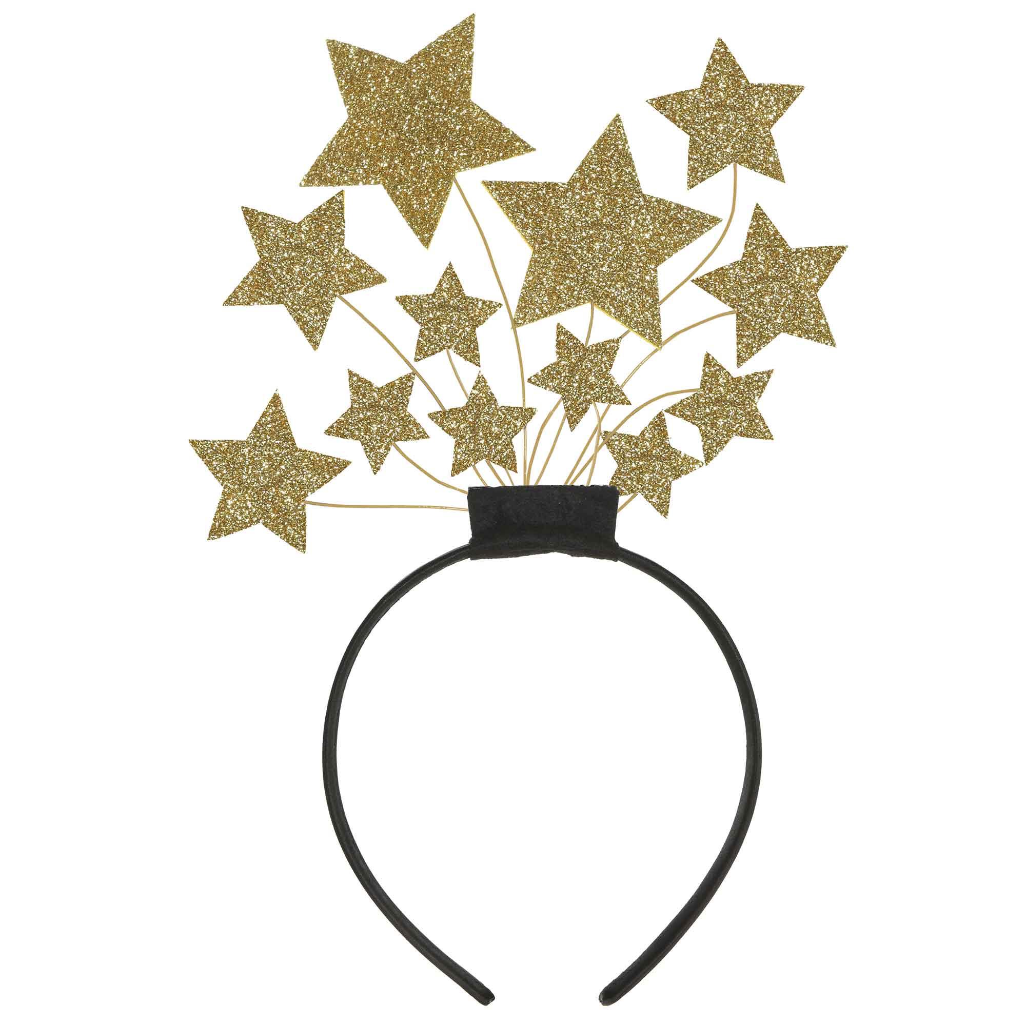 Stars Glittered Headband Adult Costume Accessory