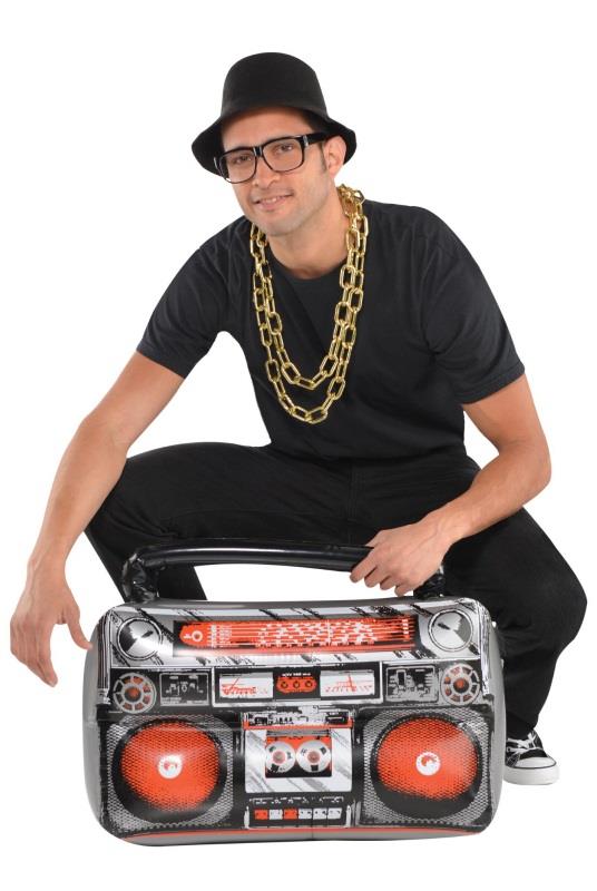 Inflatable Boom Box Costume Accessory