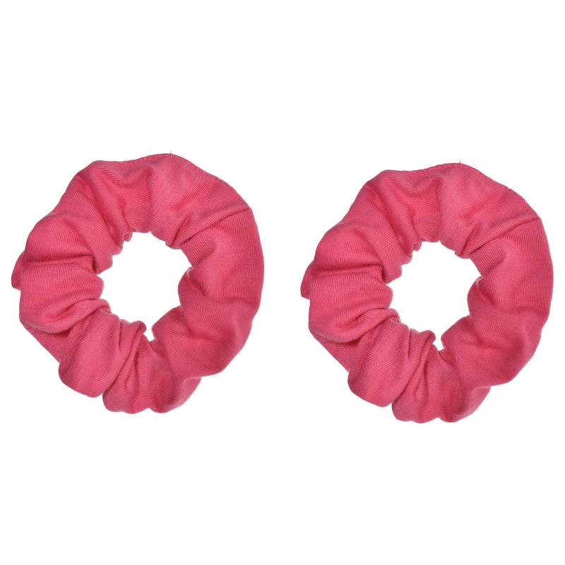 Pink Hair Scrunchies Costume Accessory Pack of 2