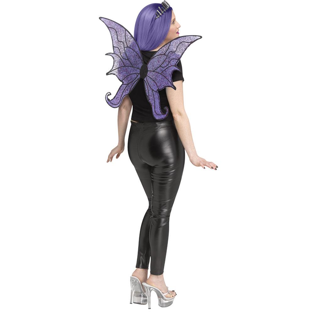 Glitter Fairy Wings Adult Costume Accessory