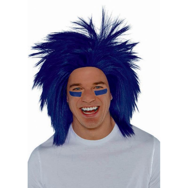 Navy Crazy Adult or Child Wig