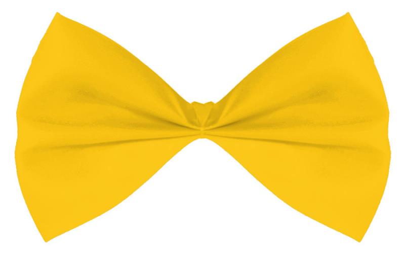 Yellow Bow Tie Adult Costume Accessory