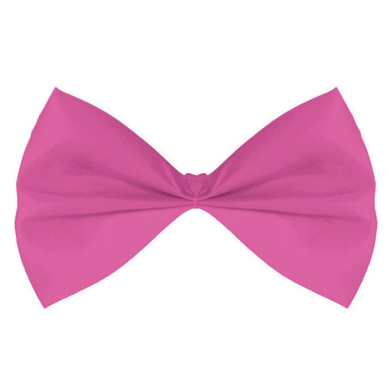 Pink Bow Tie Adult Costume Accessory