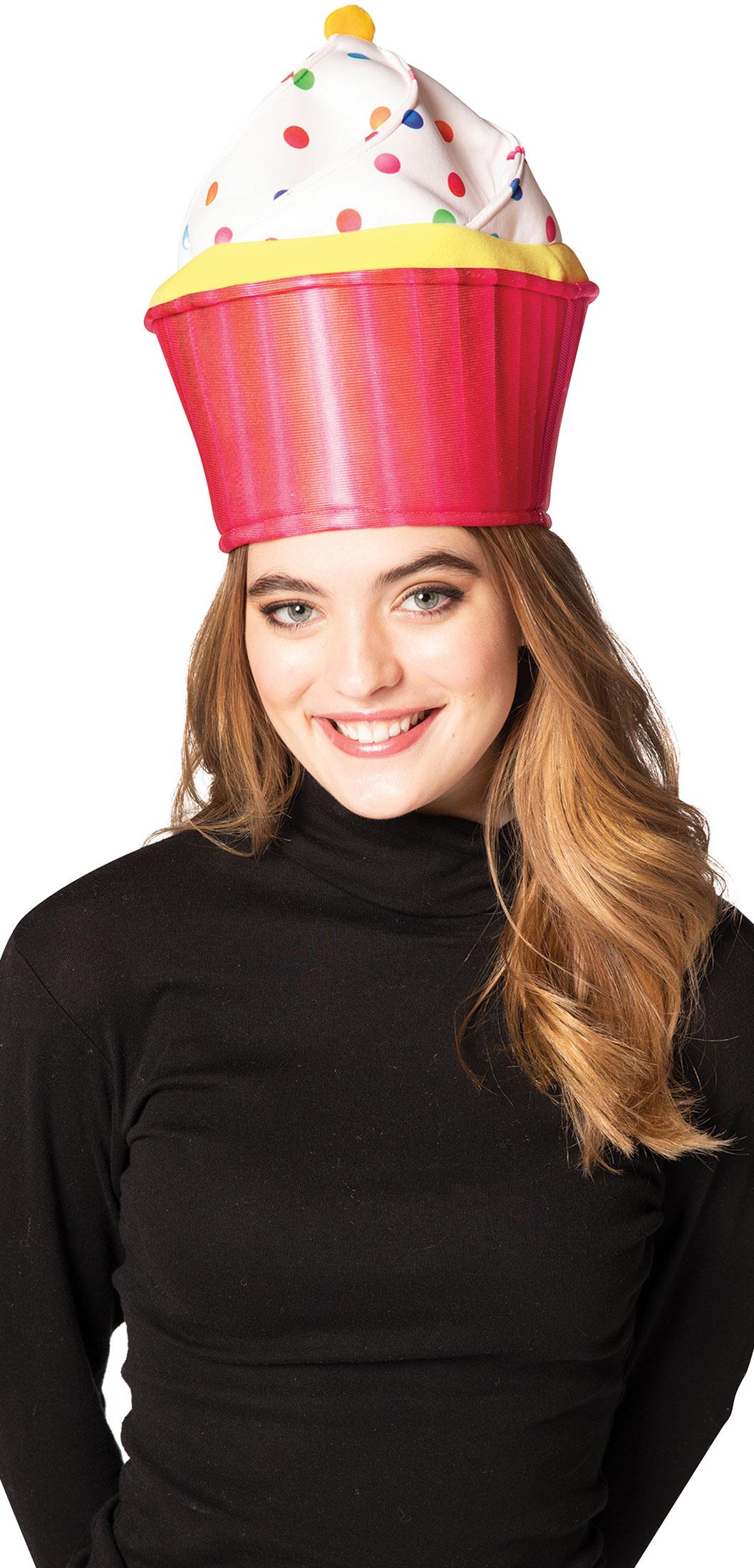 Pink Cupcake Adult Hat Discount Party Supplies Discount Party Supplies