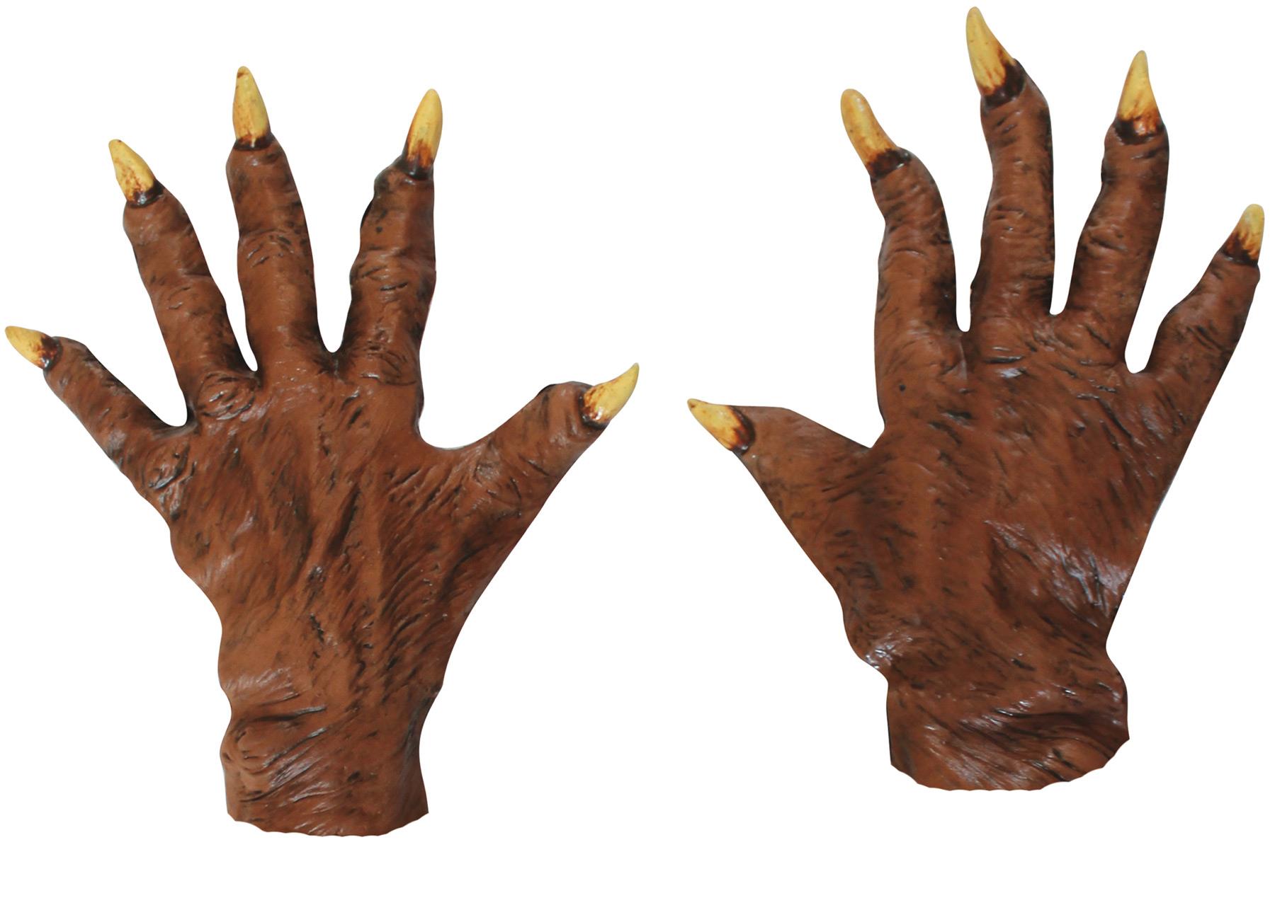 Werewolf Latex Adult Gloves