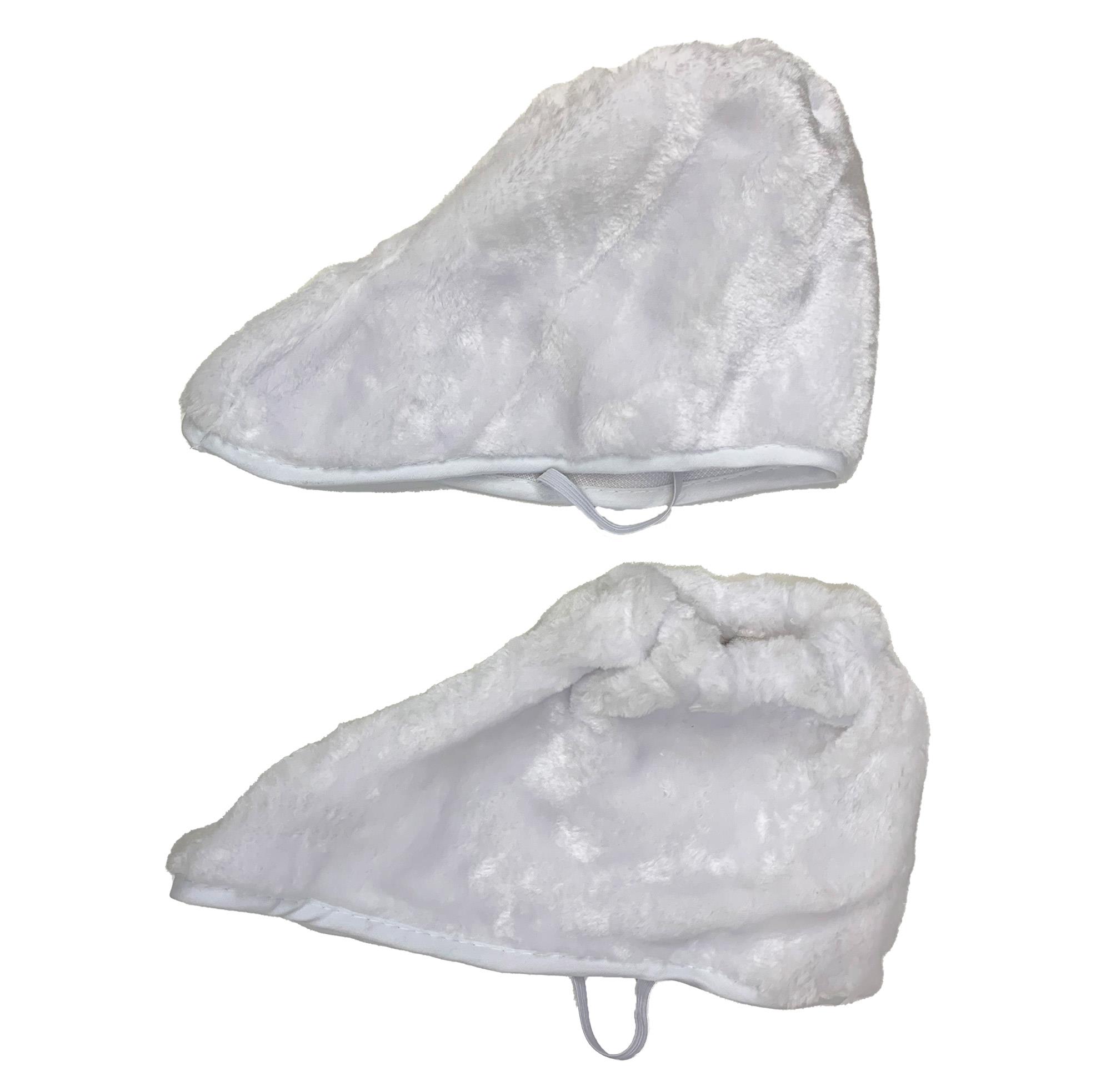 Easter Bunny White Boot Covers Adult Costume Accessory