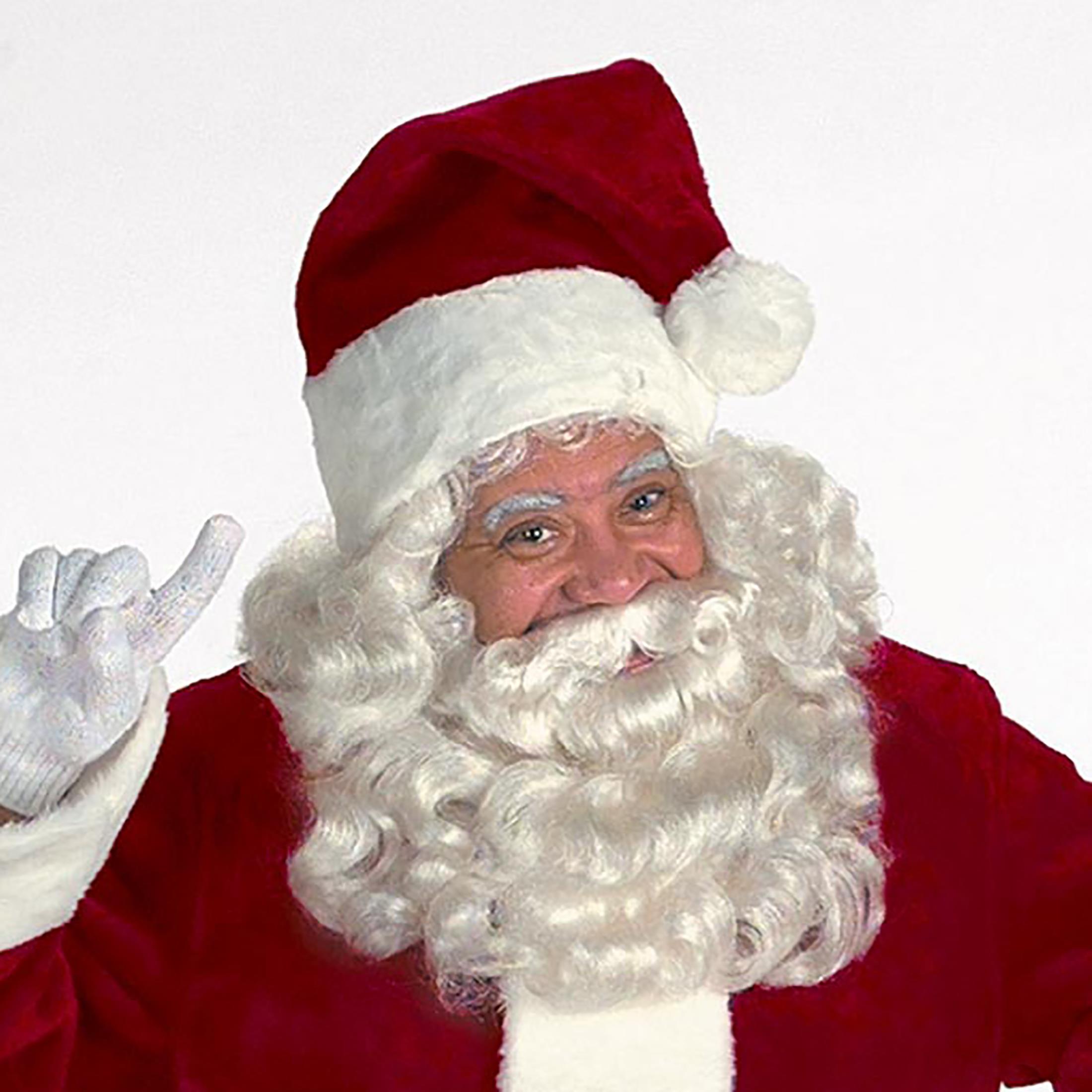 Burgundy Deluxe Santa Adult Hat