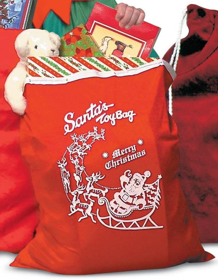 Tricot Santa Toy Bag Adult Costume Accessory