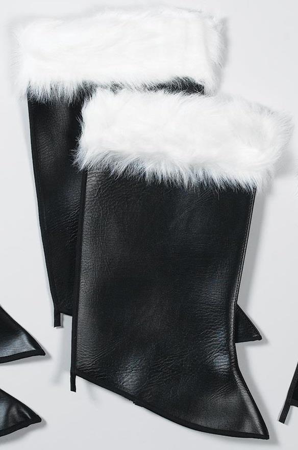 Professional Santa Boot Tops Adult Costume Accessory