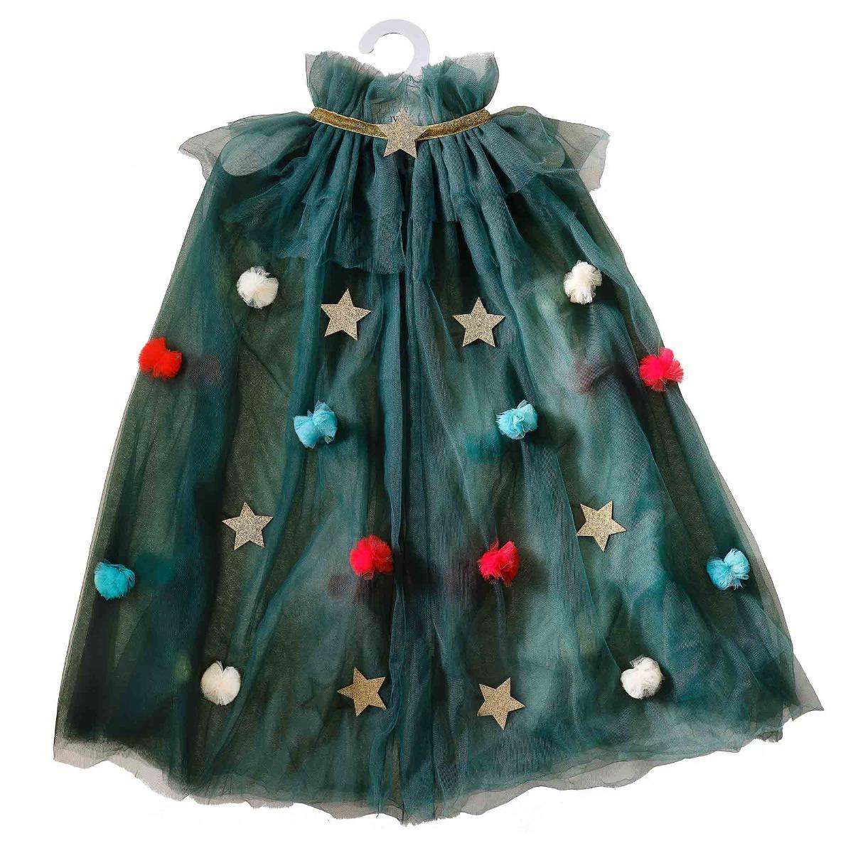 Fancy Dress Christmas Tree Child Cape