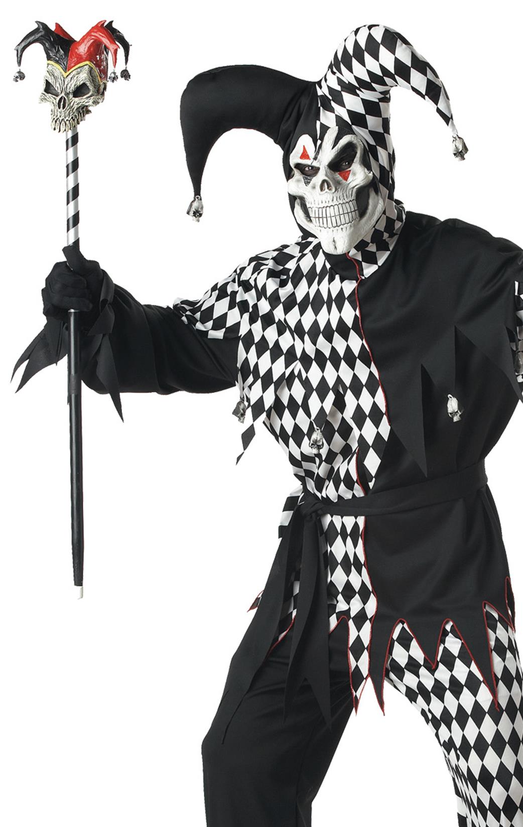 Evil Jester Adult Costume XL