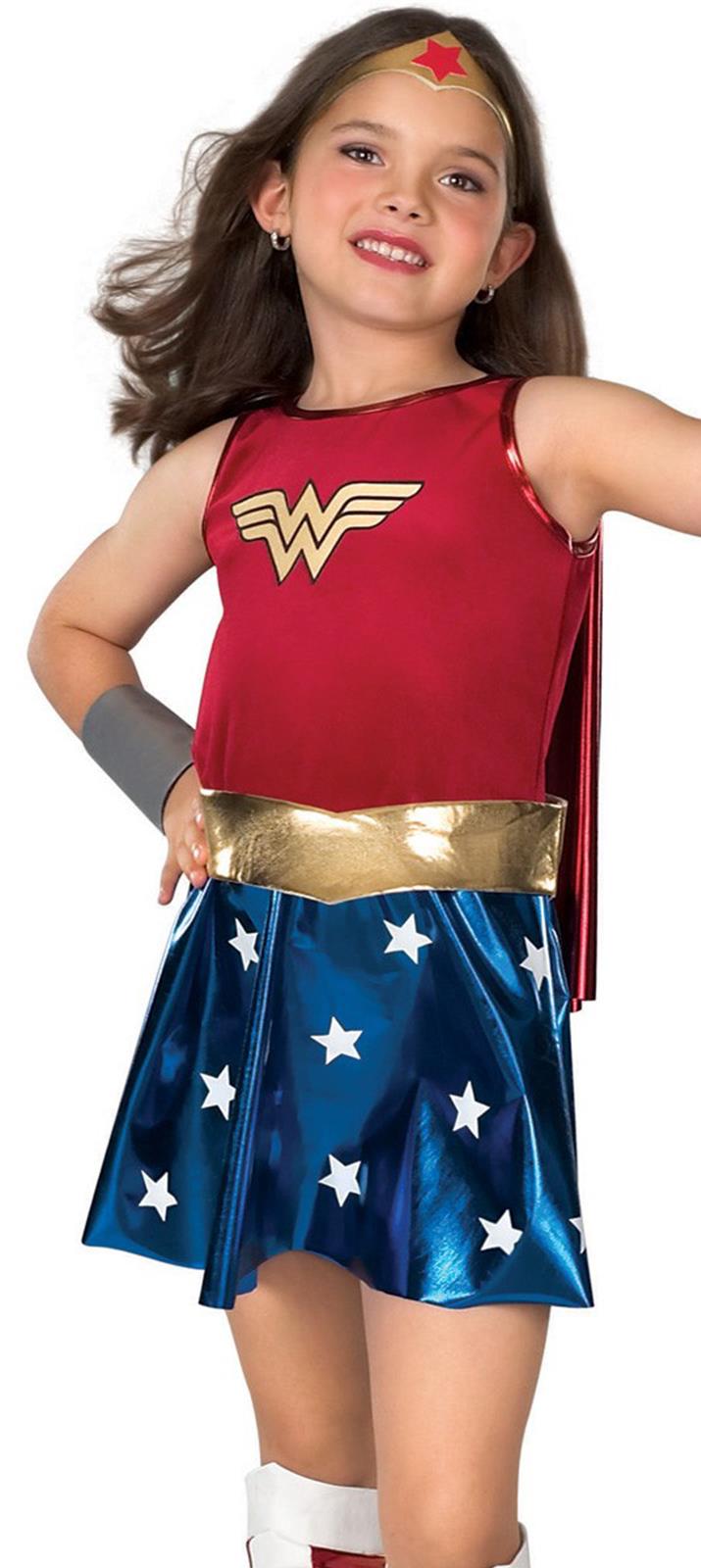 Cinereplicas Costume Wonder Woman Per Bambina - 4/6 Anni - Licenza Ufficiale DC Comics