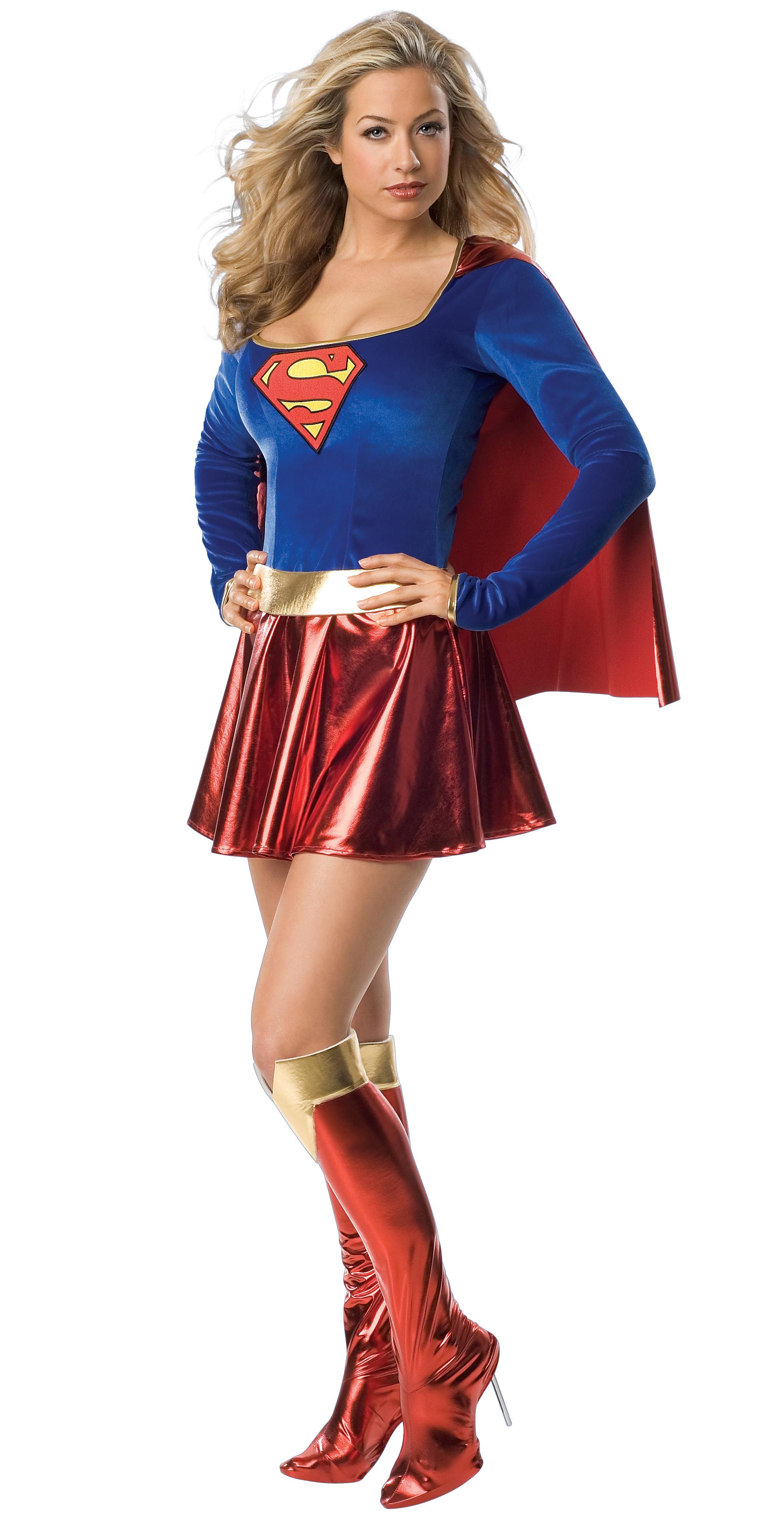 Supergirl Deluxe Adult Costume Large
