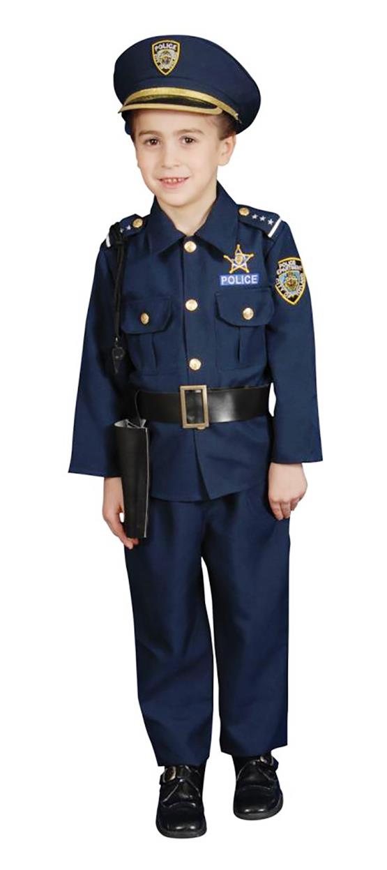 Police Officer Deluxe Toddler Costume