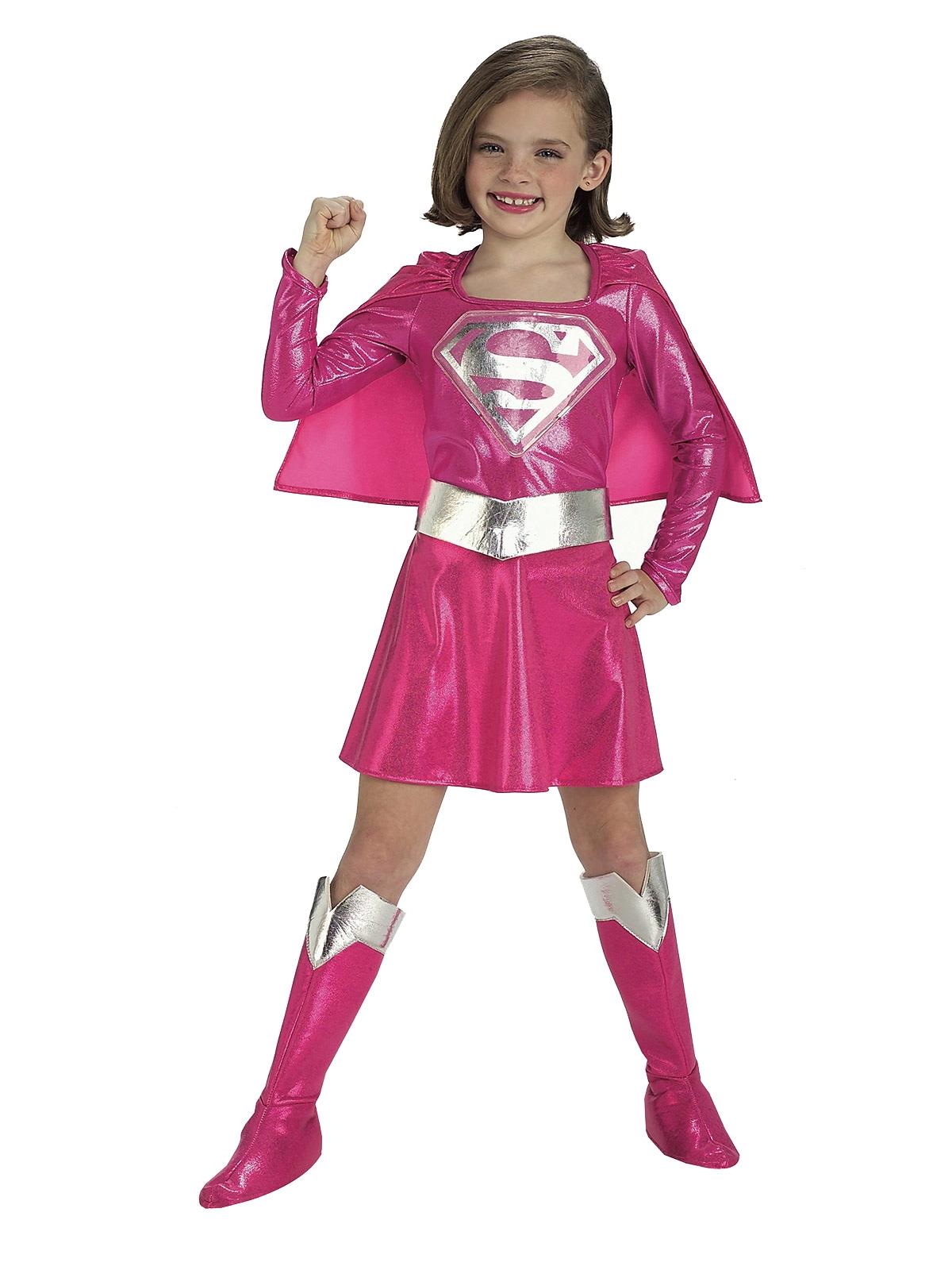 Pink Supergirl Child Costume Toddler