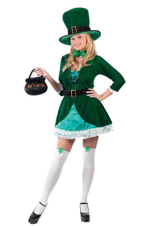 Luscious Leprechaun Adult Costume Small
