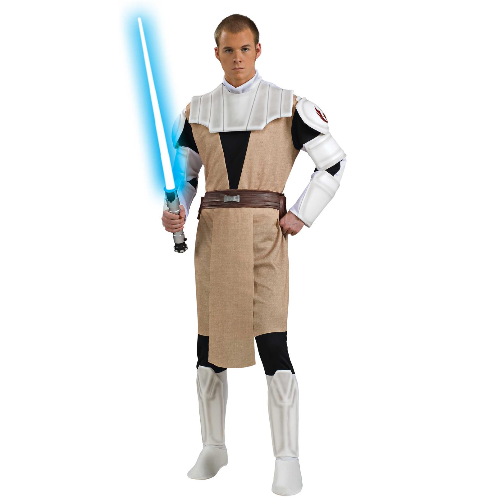 Star Wars Clone Wars Deluxe Obi-Wan Kenobi Adult Costume XL