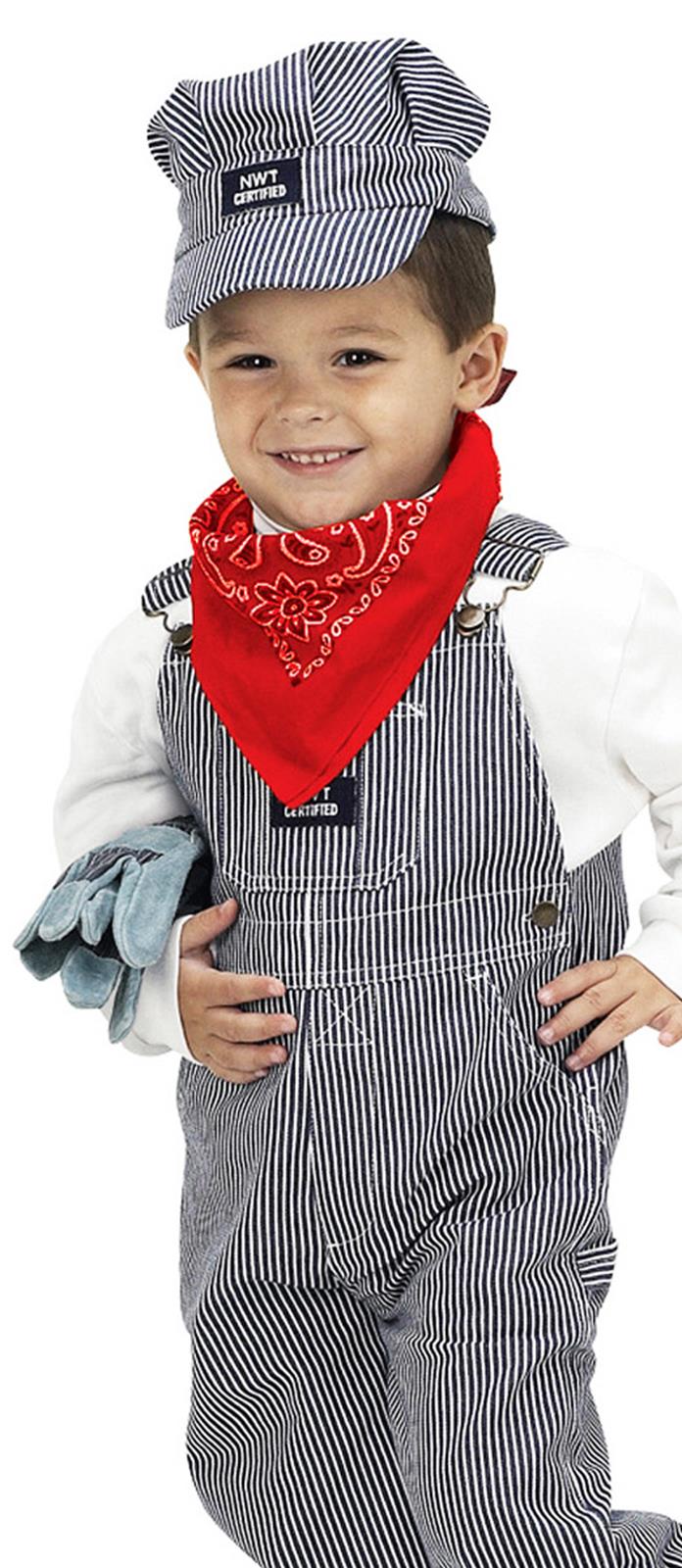 Jr. Train Engineer Suit Toddler / Child Costume 3-4