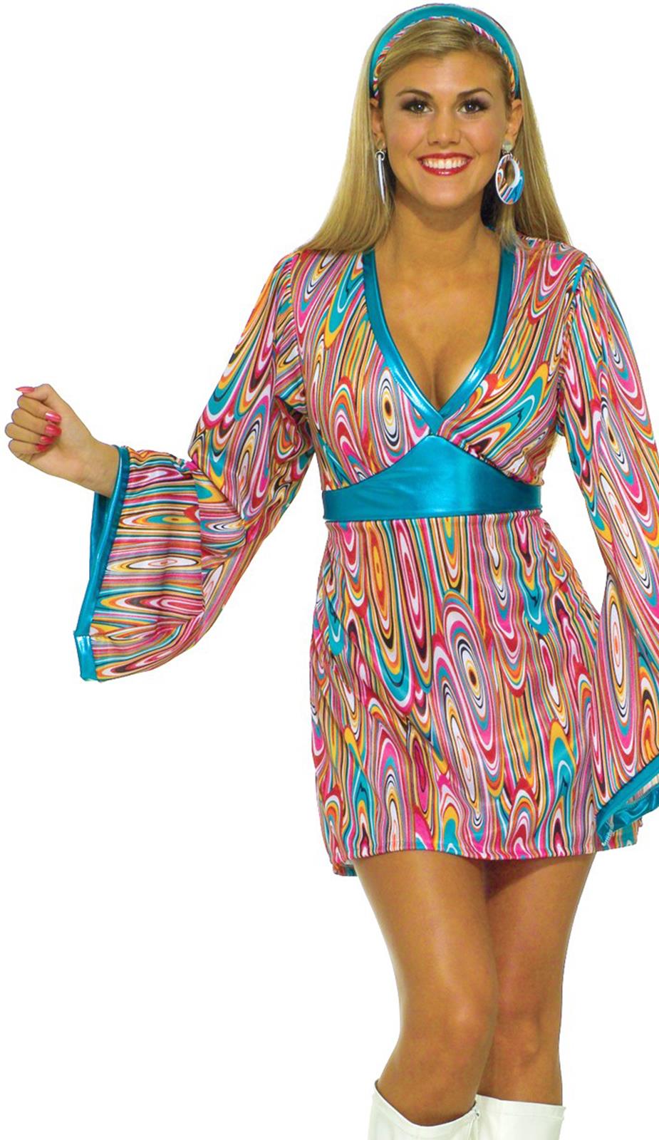 Wild Swirl Dress Adult Costume