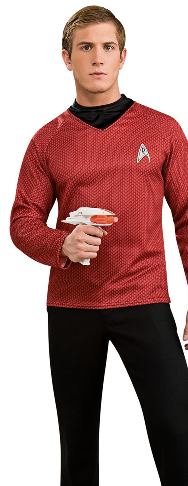 Star Trek Movie Red Shirt Adult Costume Large