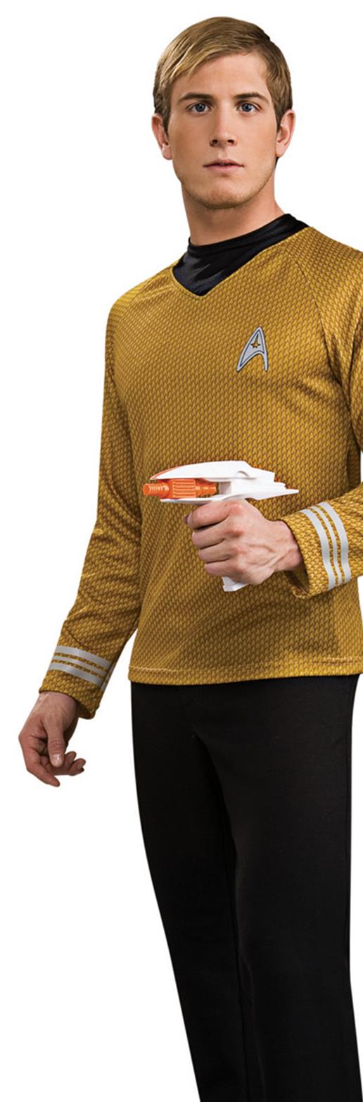 Star Trek Movie Gold Shirt Adult Costume Large