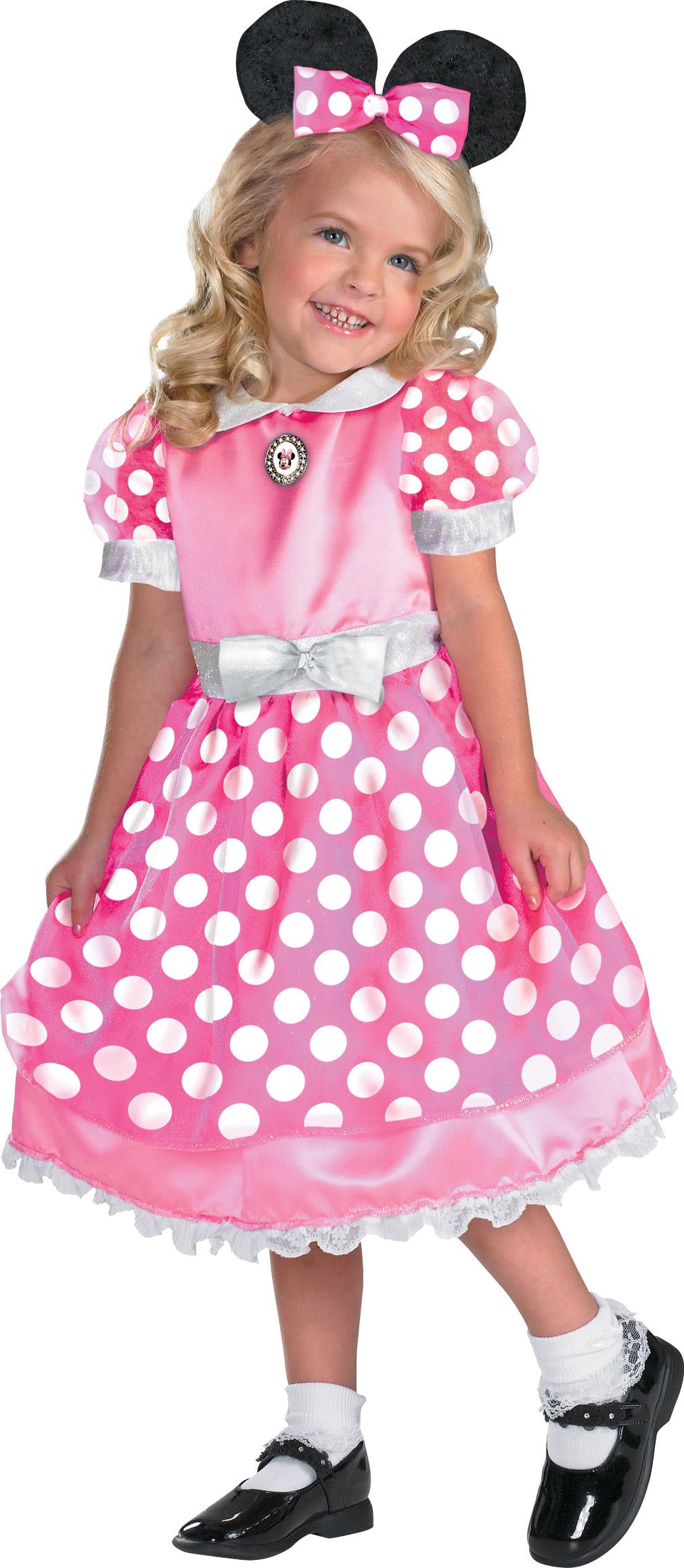 Disney Clubhouse Minnie Mouse Pink Toddler / Child Costume 3-4T