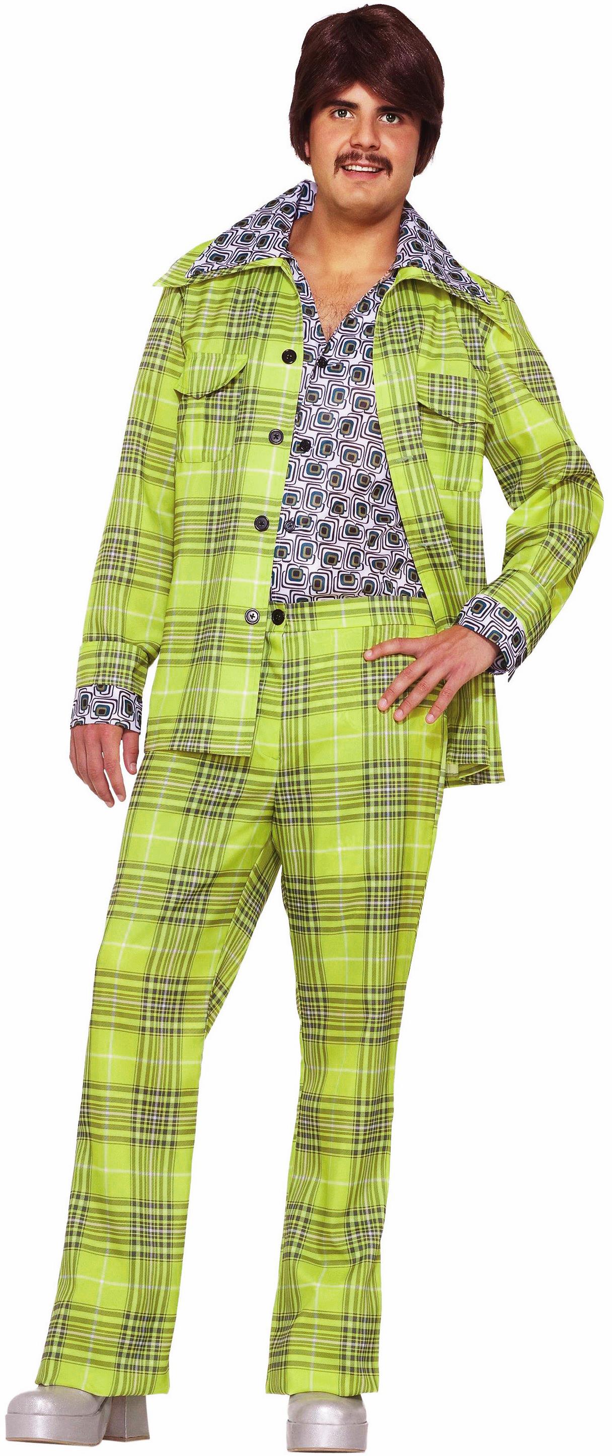 70's Plaid Leisure Suit Adult Costume