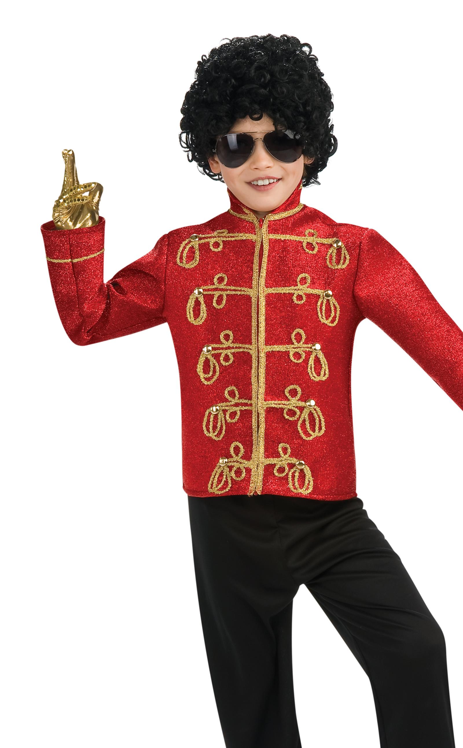 Michael Jackson Deluxe Red Military Child Jacket Large