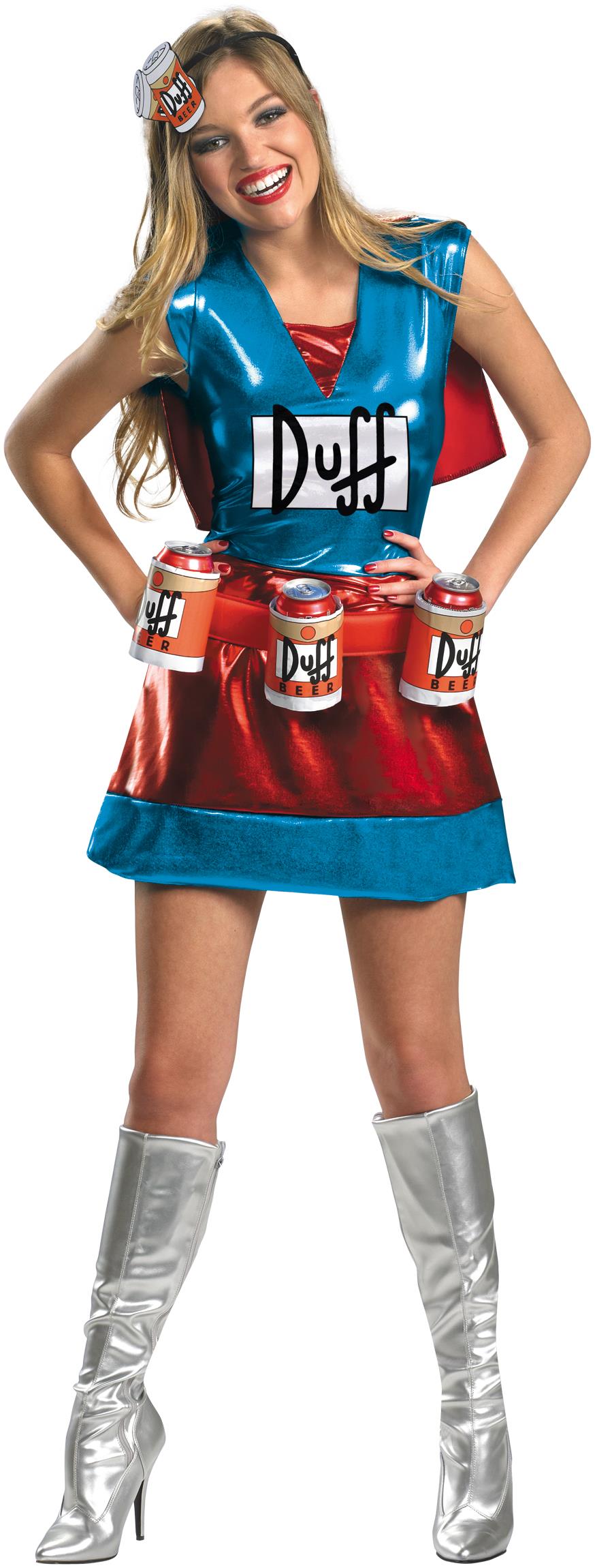 The Simpsons Duffwoman Deluxe Adult Costume Small